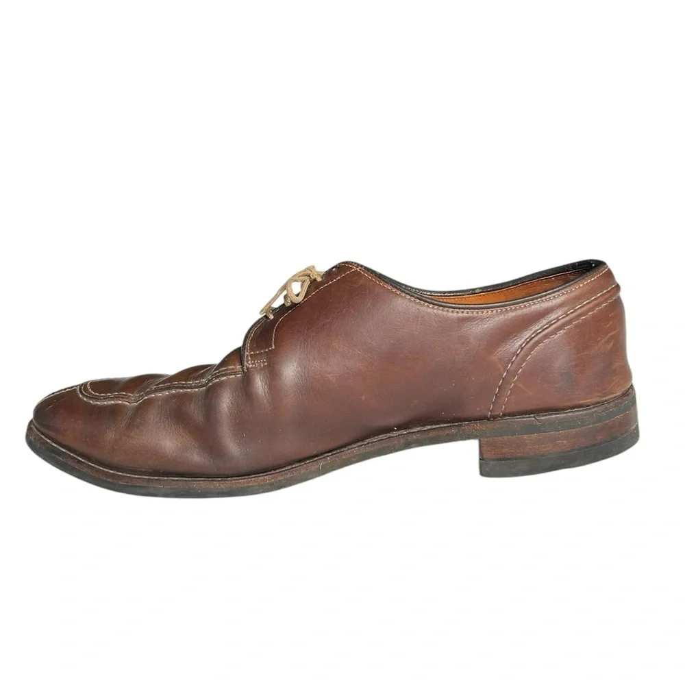 Allen Edmonds Clark Street Leather Slit Toe Lace up Mens Dress Shoe Size 12